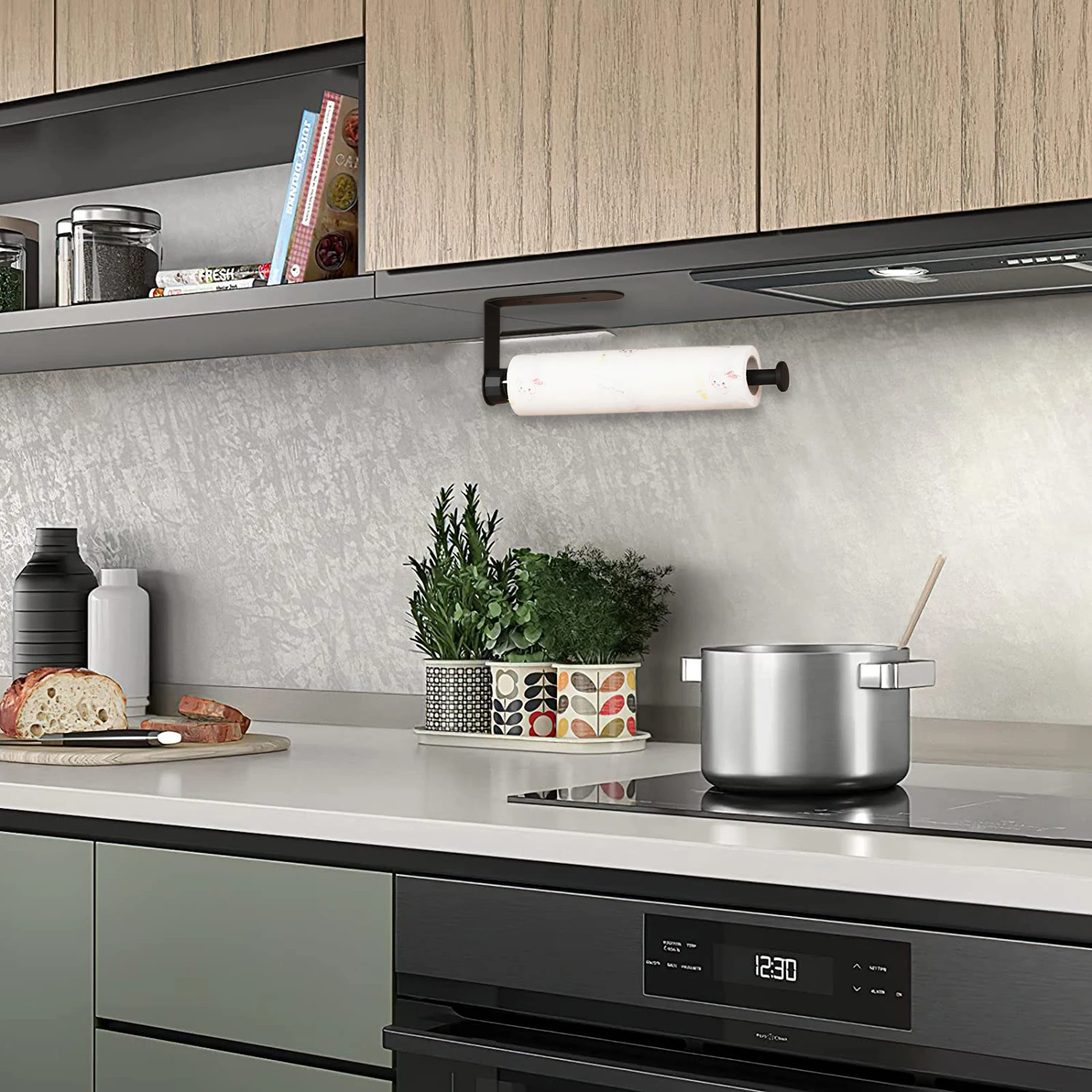 

Настенный держатель для бумажных полотенец, стеллажи из нержавеющей стали для хранения салфеток с амортизирующим эффектом, водонепроницае...