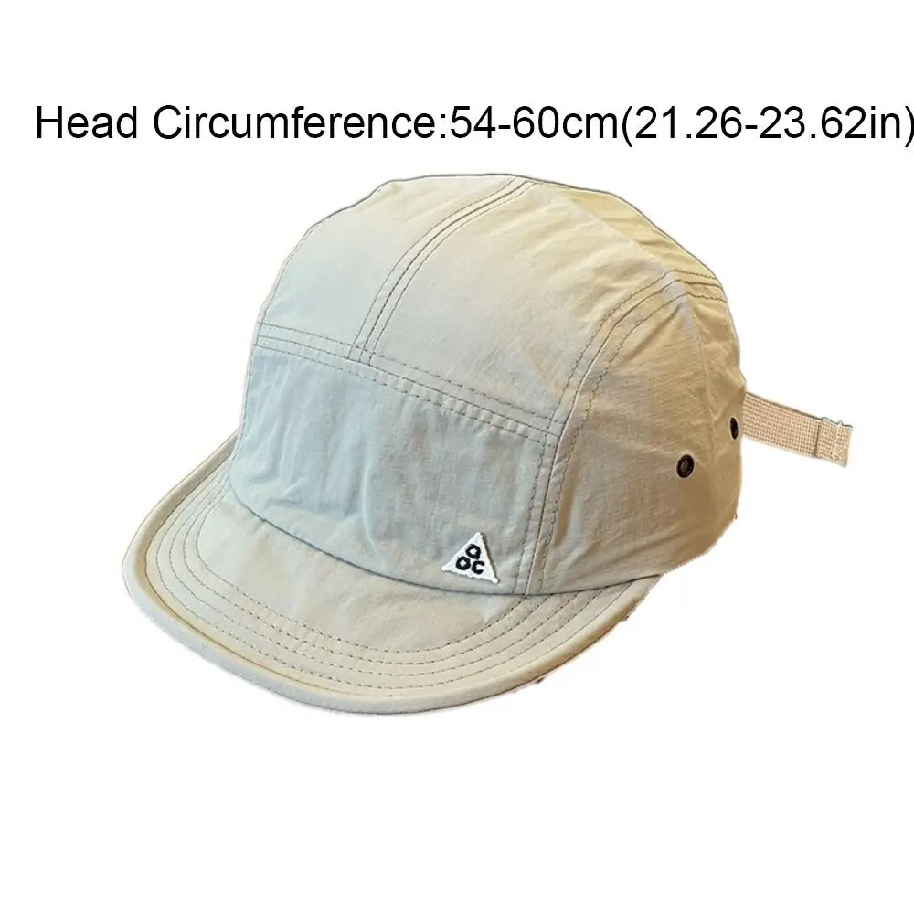 Универсальная однотонная бейсболка с короткими полями быстросохнущая шляпа от