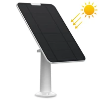 solar panel solar battery charger with micro usb or type c port continues charging for security camera eufy reolink ring blink