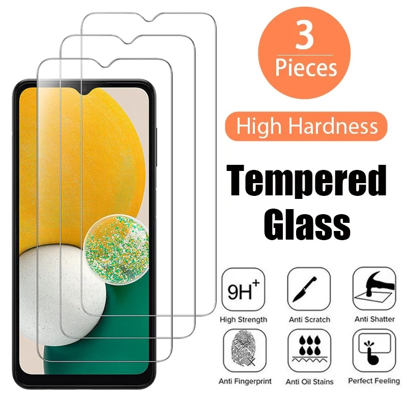 Закаленное стекло для Samsung Galaxy S20 S21 S23 FE A12 A13 A32 A52 A72 A50 A51 A70 A71 A21S A33 A53 A73 защитная