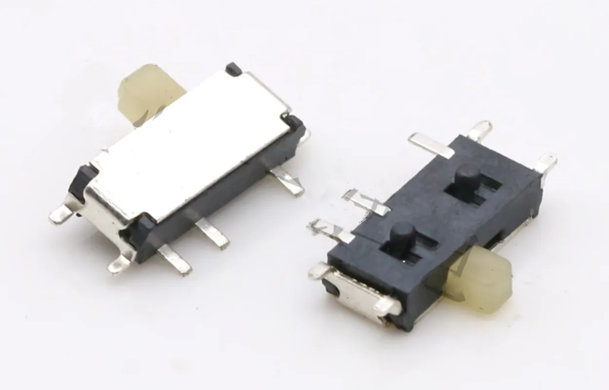 10/50/100 шт. x вкл.-вкл. 2-позиционный 1P2T SPDT миниатюрный горизонтальный ползунковый