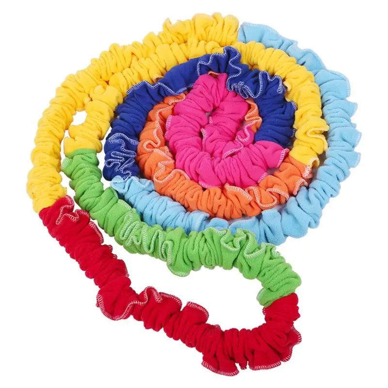 

Сотрудничество, тренировочная лента из латекса для семейных игр, наружная комнатная команда для строительства, фитнес-тренировочная лента для 5 человек