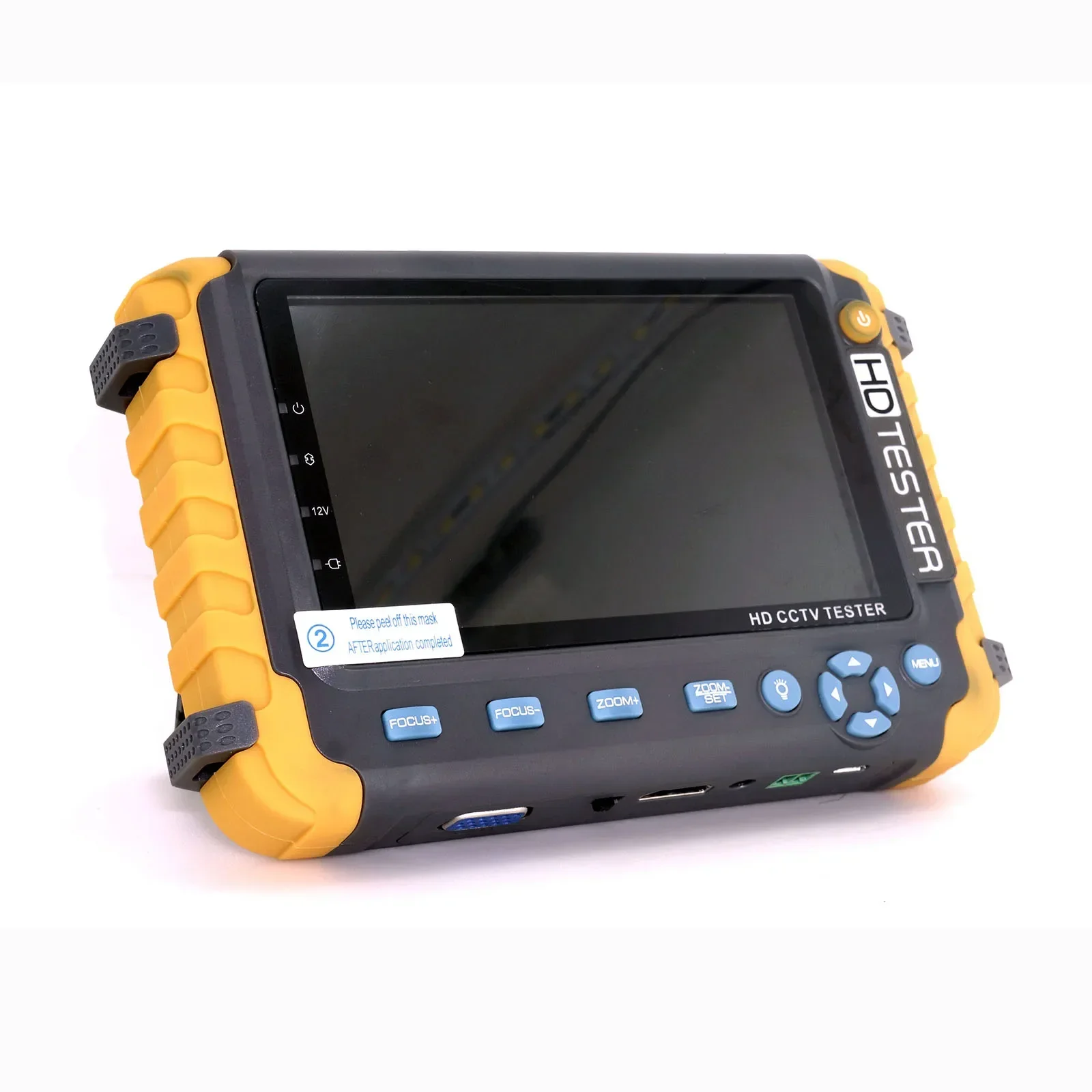 Фото НОВЫЙ профессиональный 5-дюймовый тестер камеры IV8W 8MP AHD TVI 4MP CVI аналоговый тестер видеонаблюдения монитор VGA HDMI UTP тест кабеля №2