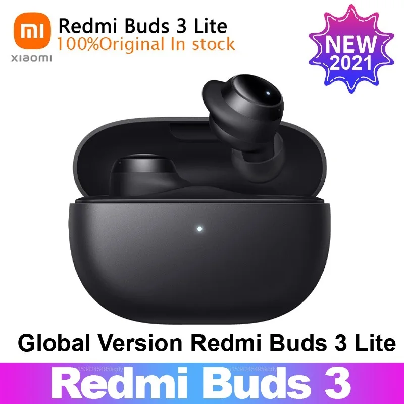 

Globale Version Xiaomi Redmi Buds 3 Lite Youth Edition Earphone TWS Bluetooth 5.2 Headphones Noise Cancelling True Wireless