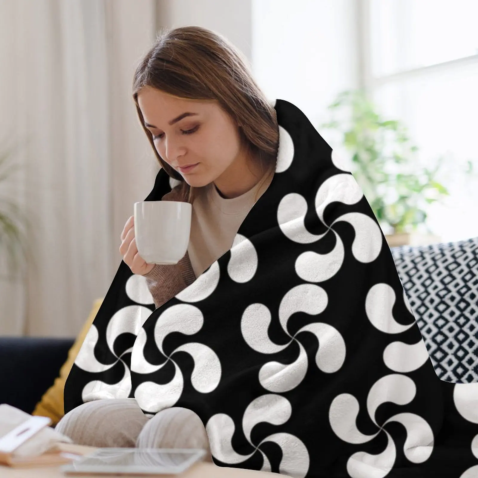 Одеяло с крестом Basque Lauburu Duaadi