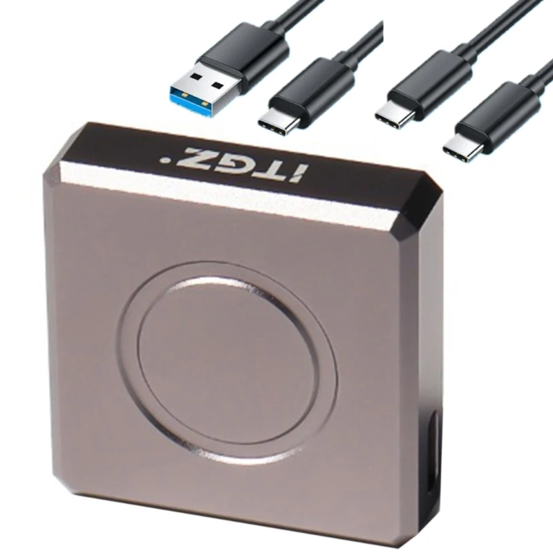 Внешний мобильный накопитель NVME SSD 1000 Мб/с из алюминиевого сплава Type-C 10 Гбит/с