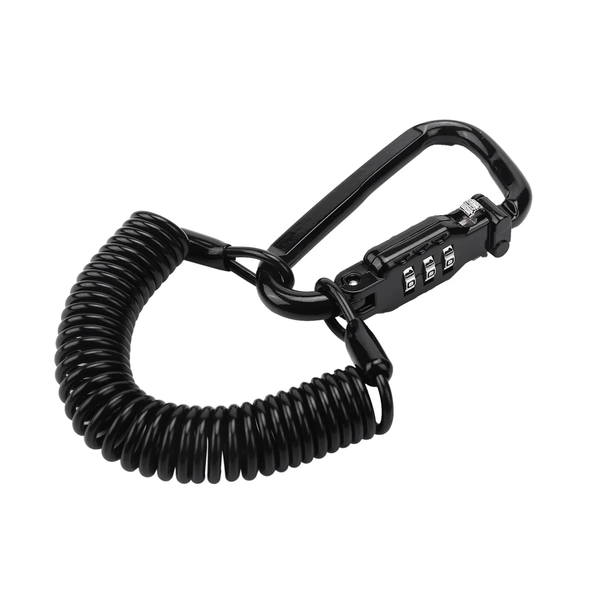 

Замок для шлема, противокражный карабин для велосипеда, мотоцикла, с сбрасываемым кодовым штифтом, Комбинированный Замок на пружине