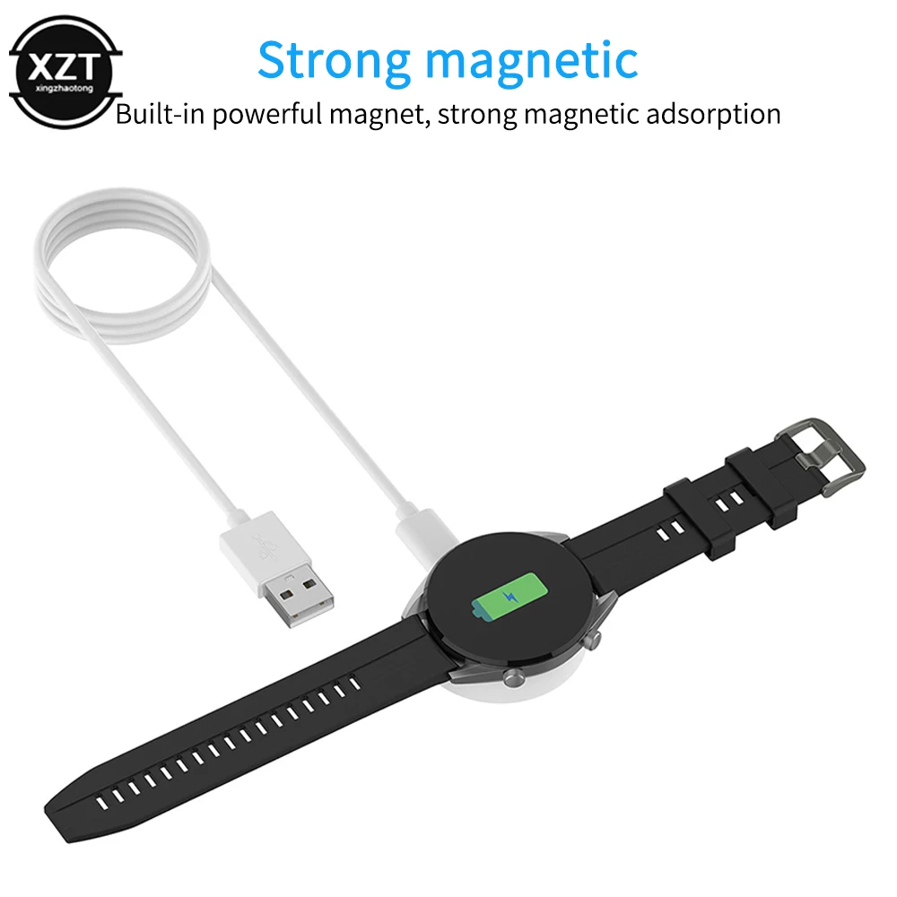 

Portable Smart watch Dock Charger For Huawei GT / GT2 Wireless USB Cable Charging Dock Stand Power Magnetic Watch Charger Cradle