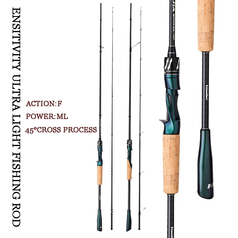 Mavllos Glorious Carp Fishing Rod Sensitive ML Tip Lure Wt.4-12g Ultralight Carbon Casting Spinning Rod Fast Target Fish enlarge