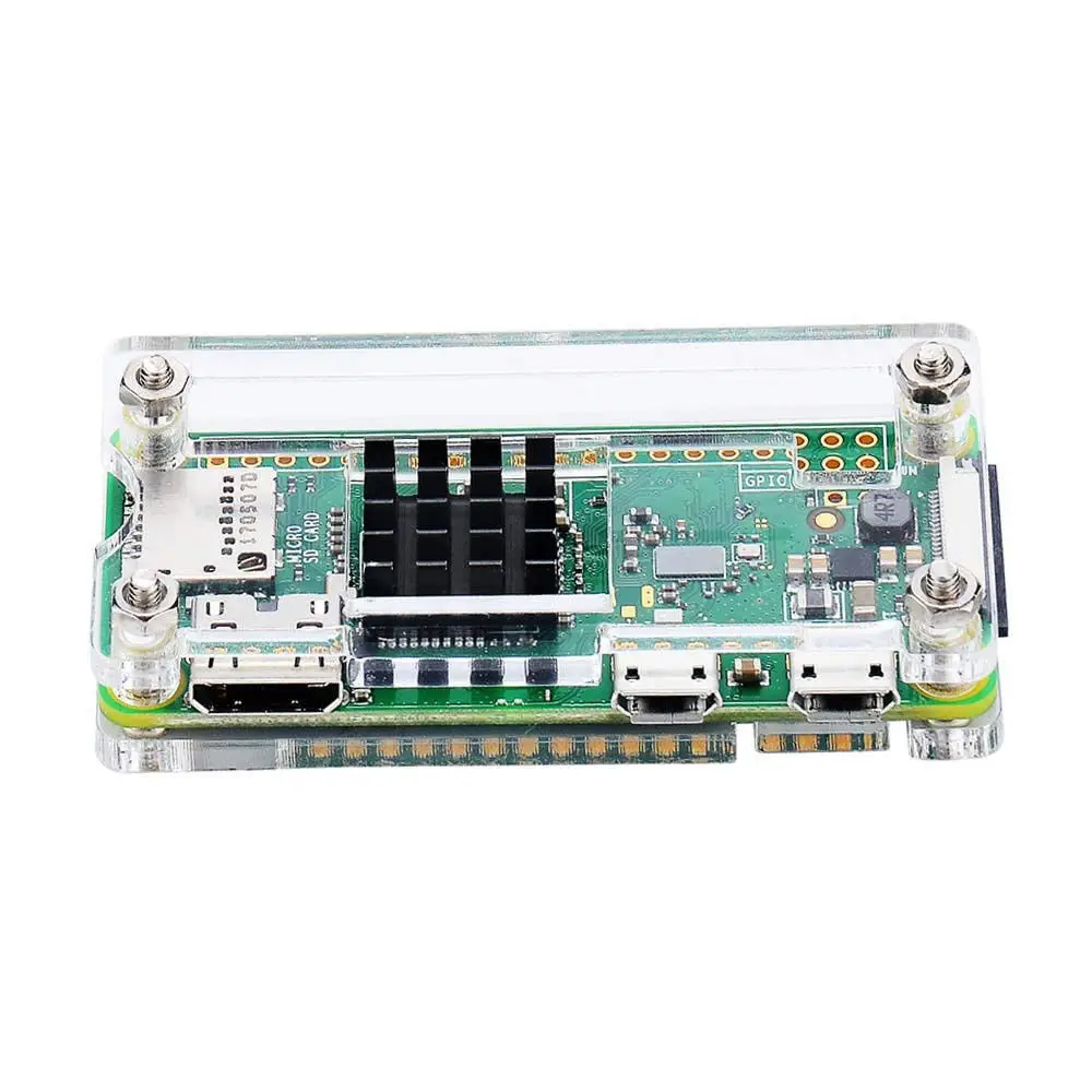 

Акриловый чехол 4 в 1 для Raspberry Pi Zero W и Pi Zero с радиатором