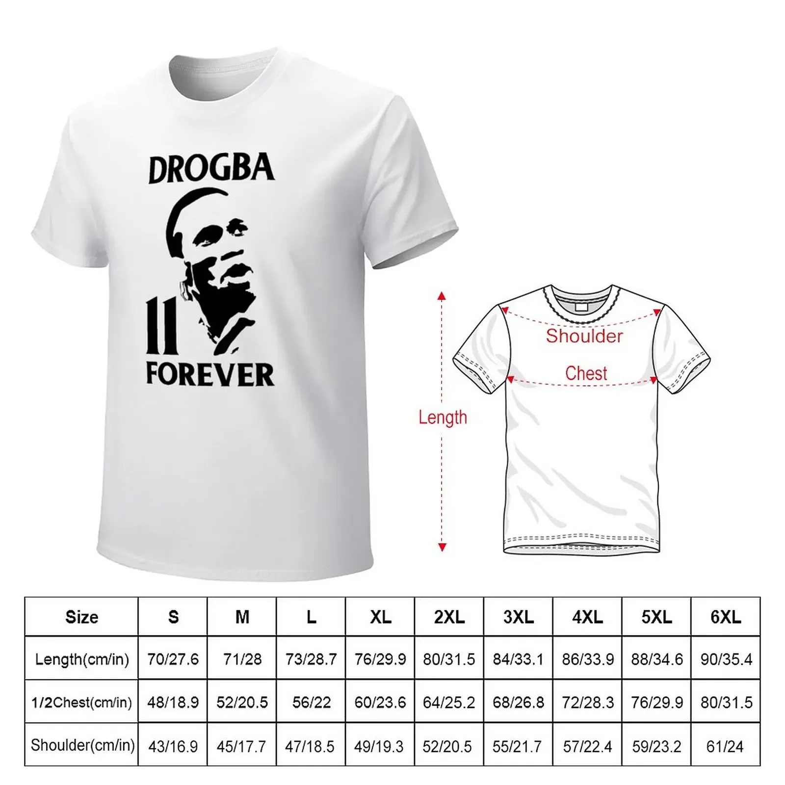 Футболка Drogba Forever Fan Art великолепная одежда funnys для мужчин