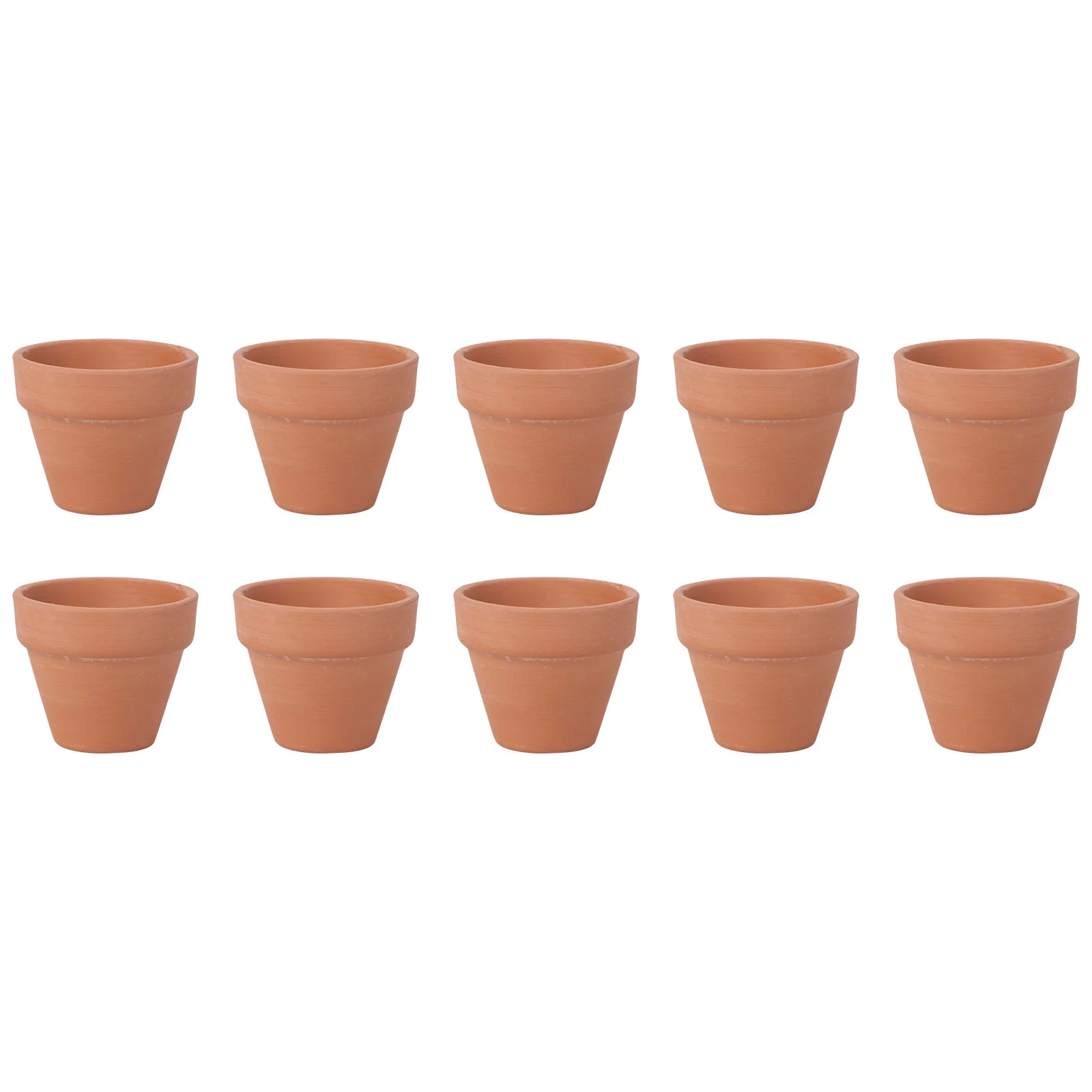 

10Pcs 4.5x4cm Small Mini Terracotta Pot Clay Ceramic Pottery Planter Cactus Flower Pots Succulent Nursery Pots Plants