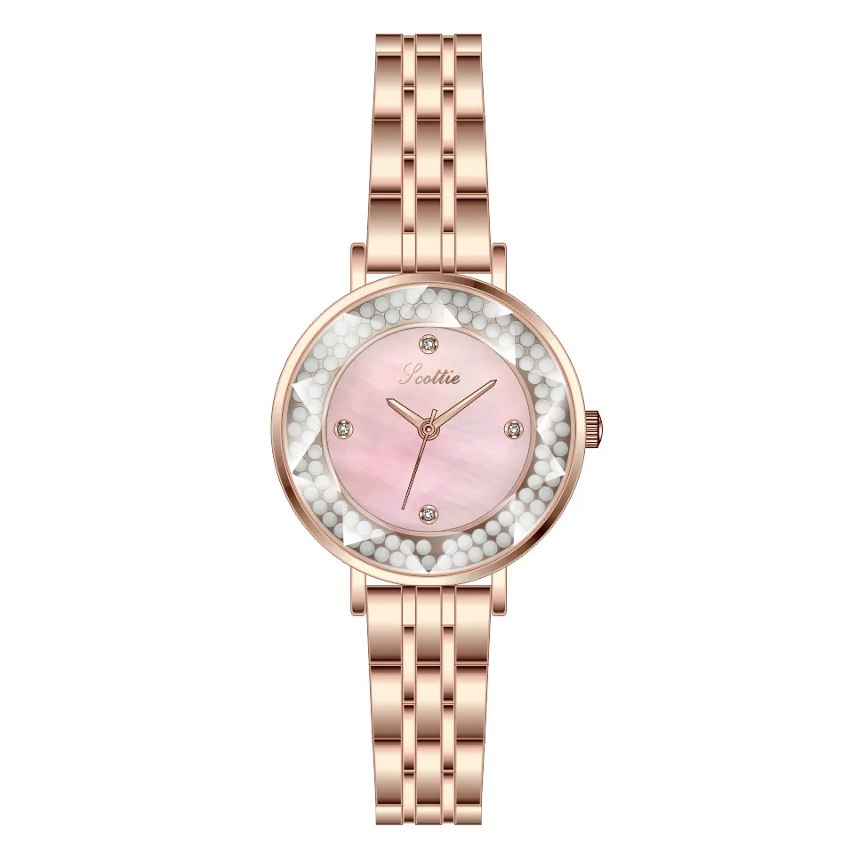 

2023 Women Famous Brand Stylish Creative Diamond Small Gold Ladies Wrist Watch Female Wristwatch Bayan Kol Saati
