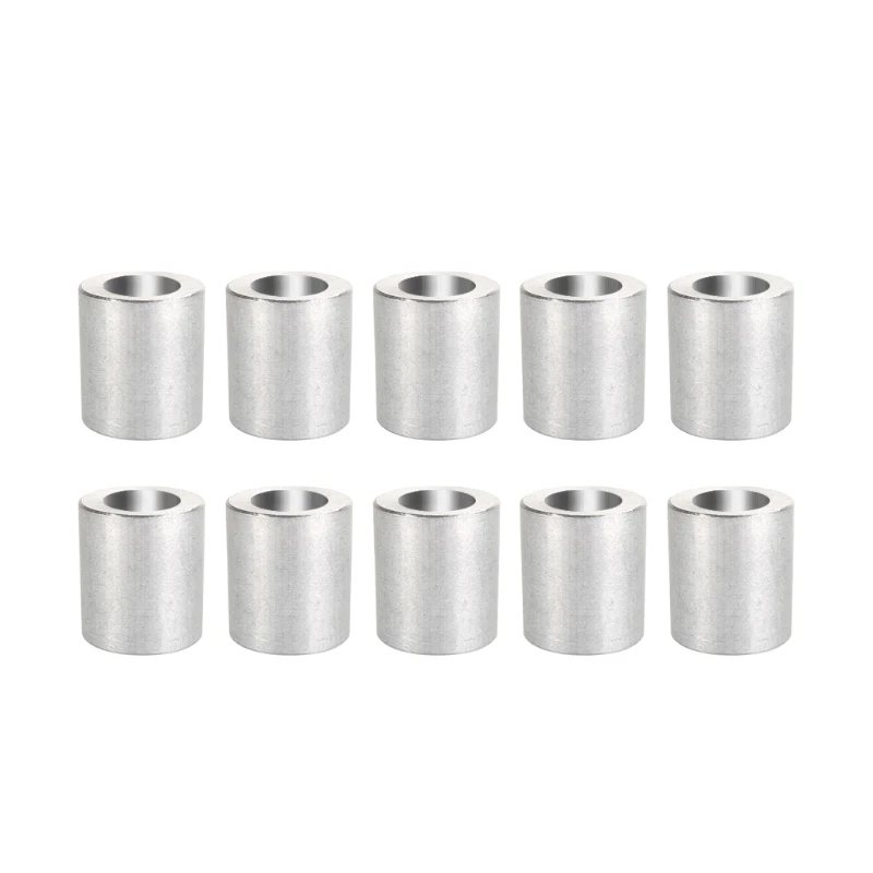 

10 Pieces 3D Printer Parts Aluminum Alloy Round Isolation Column for 3D Printing