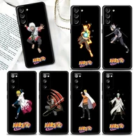 phone case for samsung galaxy s22 s7 s8 s9 s10e s21 s20 fe plus ultra 5g soft silicone case cover relief anime naruto