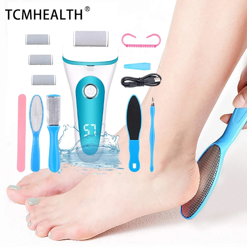 

TCMHEALTH 8Pcs/Set Manicure Foot Care File Set Dead Hard Skin Callus Remover Scraper Pedicure Rasp Tools