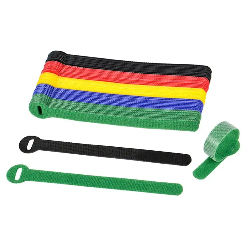 

50Pcs Cable Fastening Ties Nylon Cord Organizers Earphone Audio Cable Straps