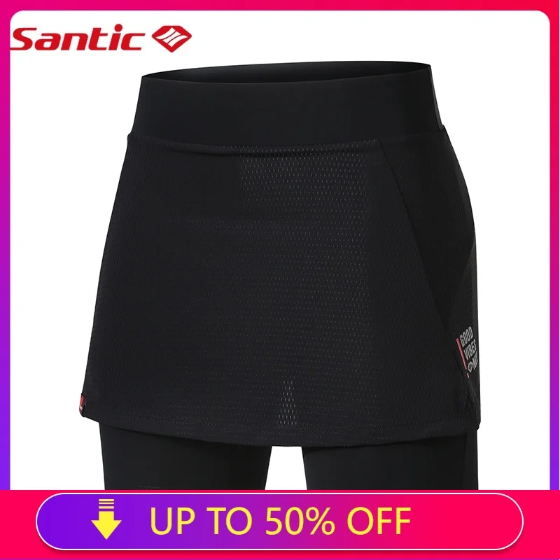 

Santic Women Cycling Shorts Summer Cycling Culottes 3D Padded Bike Shorts Sport Road MTB Bike Sweatpants New Arrival KL1C05130