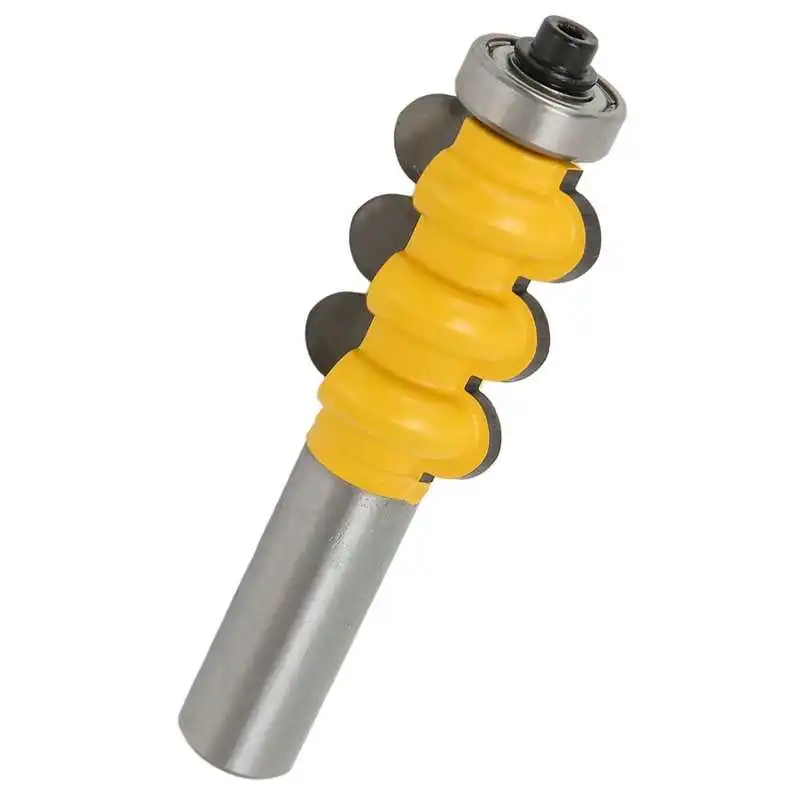 

Фреза с тремя бусинами, фреза с канавкой, отделка мебели, литье, гравер, резец шаровой, 1/2 дюйма, Комплект фрез с круглым хвостовиком