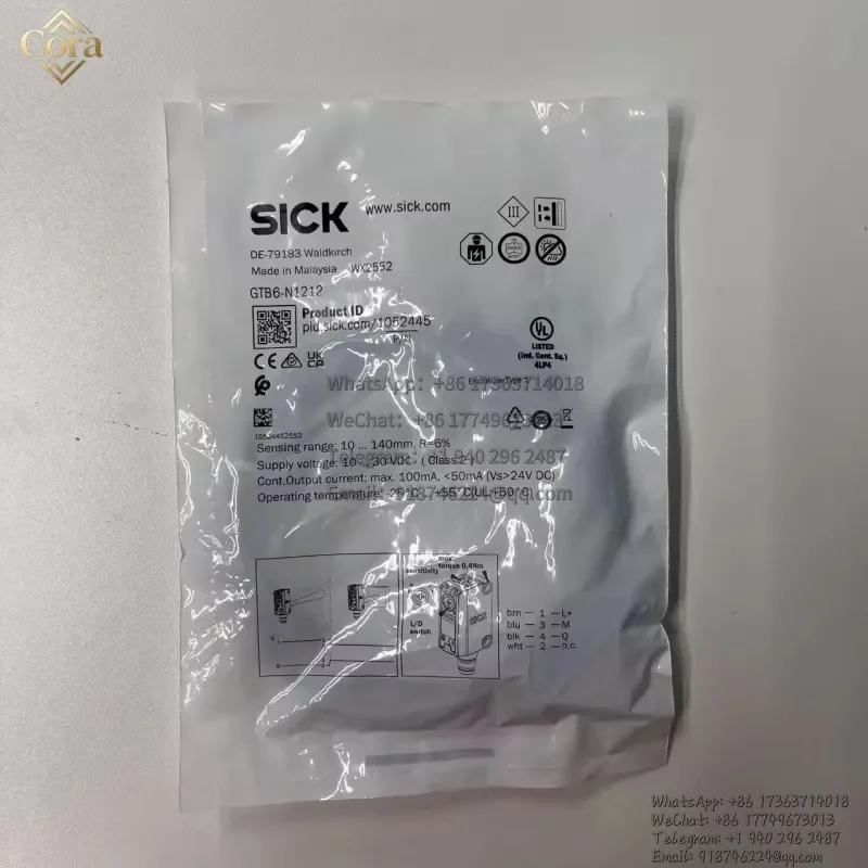 Фото Бренд SICK, модель GTB6-N1212, артикул. Фотоэлектрические датчики 1052445: новые в наличии №1