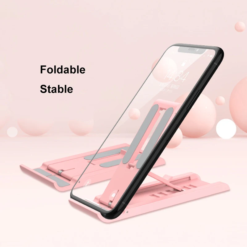 

Держатель для телефона, настольная подставка для телефона, регулируемая настольная подставка для Xiaomi, Huawei, Iphone, складной настольный держате...