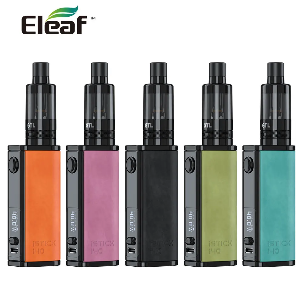 

Original Eleaf iStick i40 Kit 2600mAh Battery with 3ml GTL D20 Tank 40W Top Filling Fit GTL Coil Electronic Cigarette Vaporizer