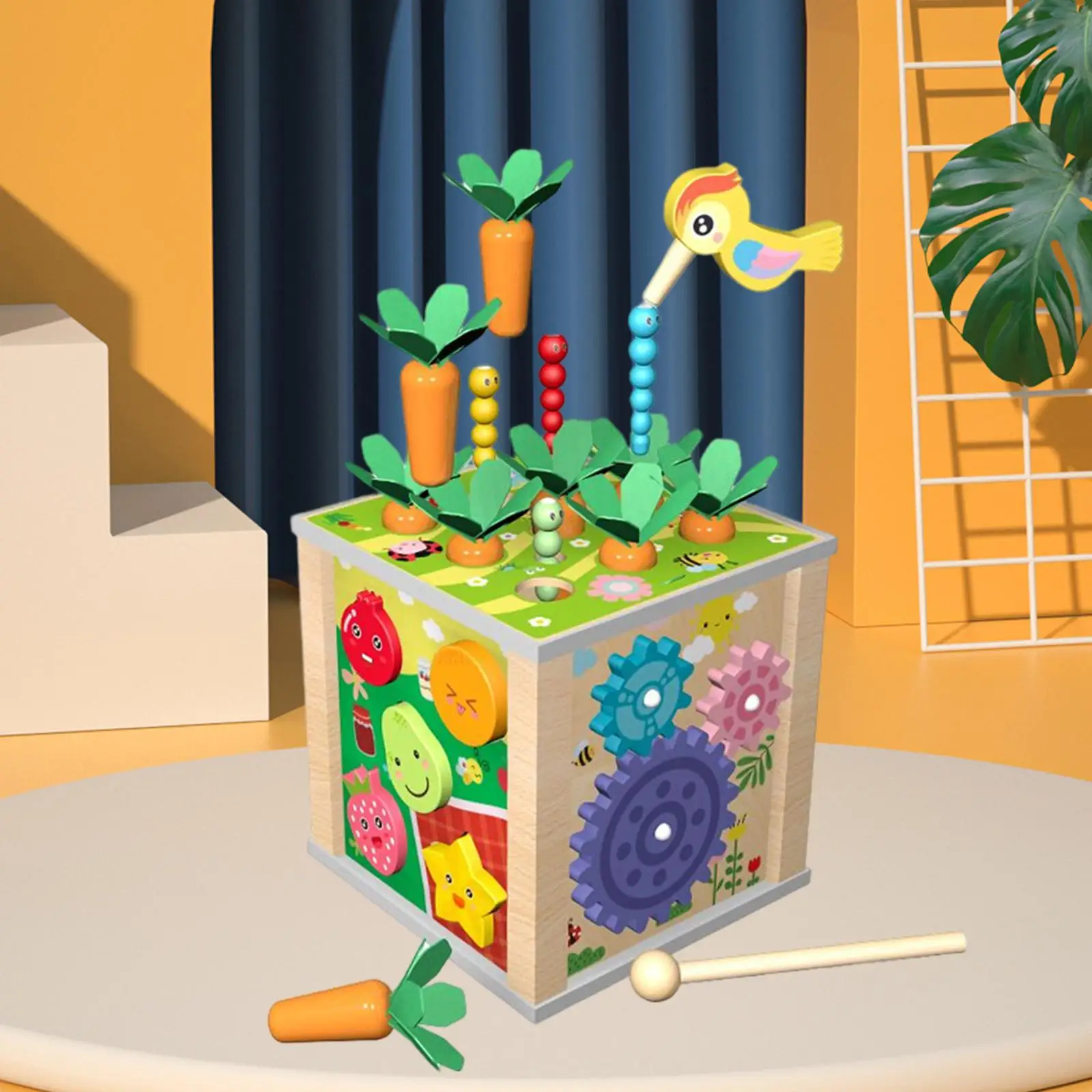 

Montessori Toys Developmental Toy Learning Educational Fine Motor Skills Sturdy Toddlers Montessori Wooden Toys for Home Gifts