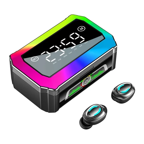 Дисплей часов Bluetooth с шумоподавлением и низкой задержкой TWS Bluetooth-гарнитура для мобильного игрового компьютера