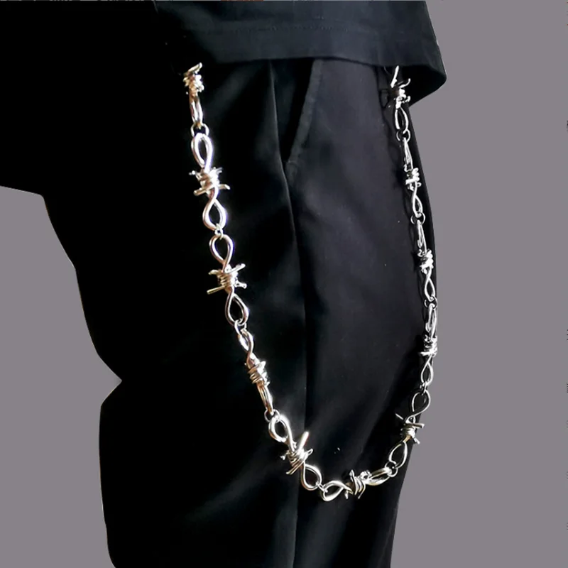 Брелок для ключей в уличном стиле аксессуар рок панк хипстер брюк джинсов