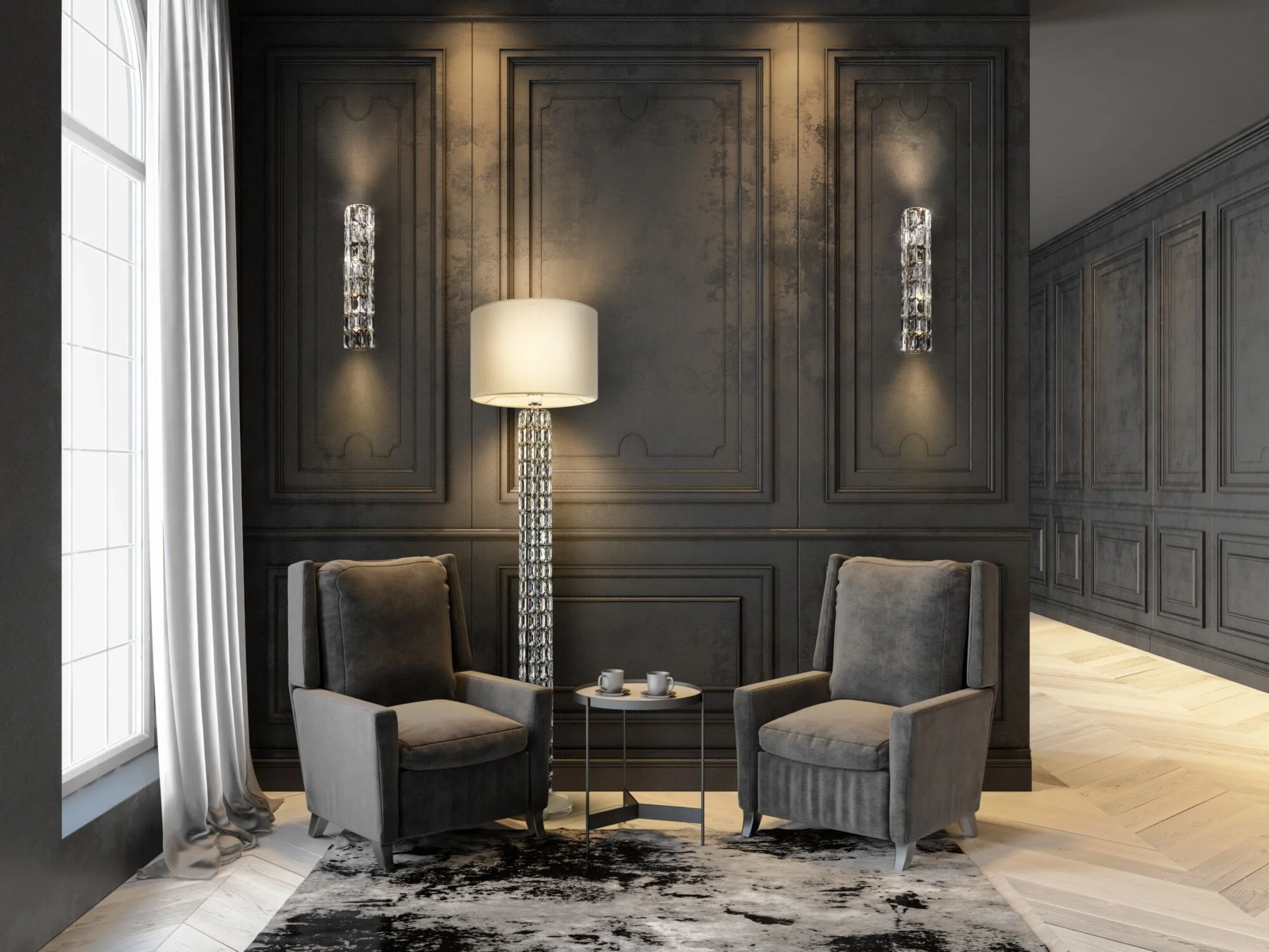 Торшер Maytoni Talento DIA008FL-01CH | Освещение