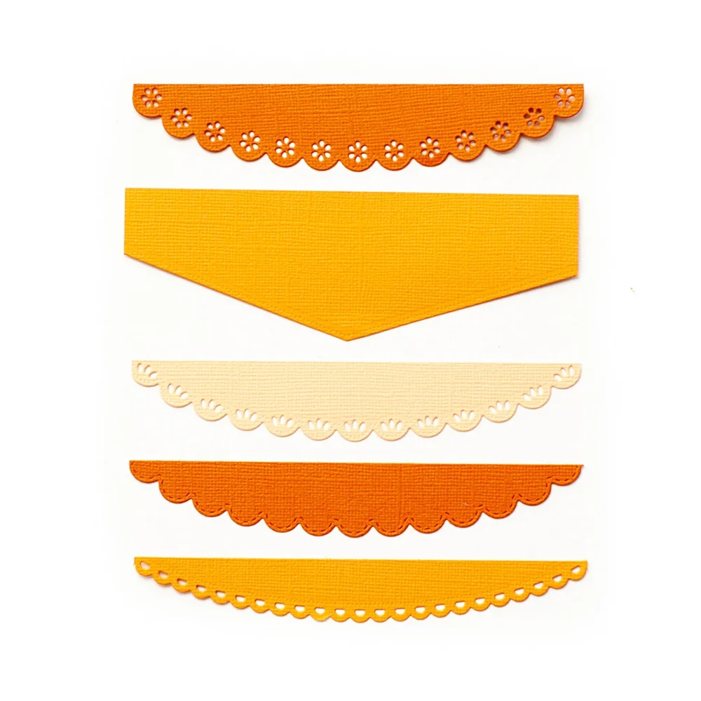 Металлические Вырубные штампы форма для вырезания цветочная края скрапбукинг