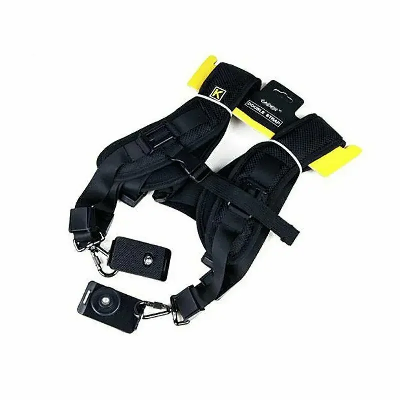 Портативный двойной плечевой ремень для цифровой зеркальной камеры DSLR Canon Nikon Sonys