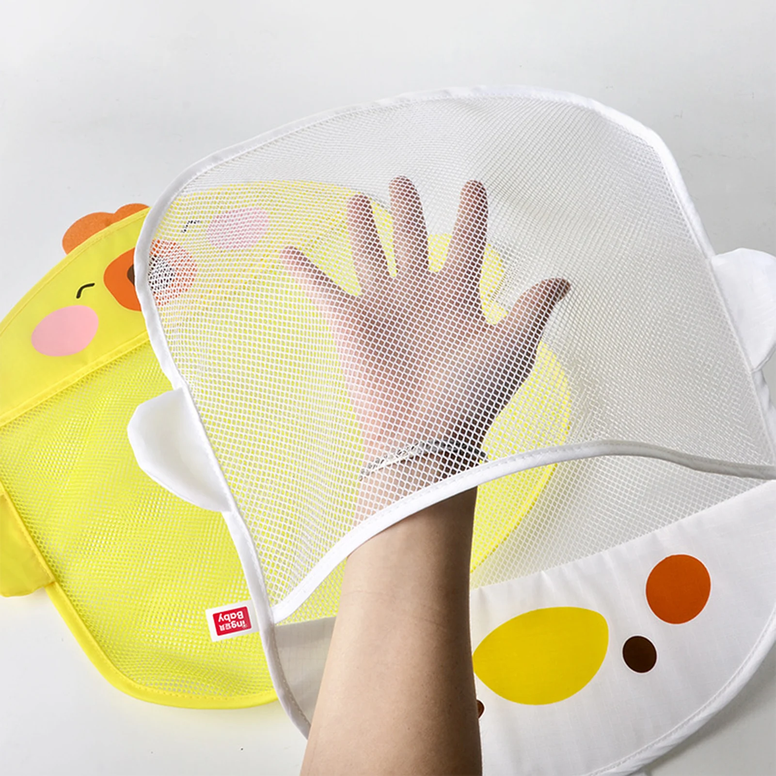 Bath Toy Organizer Bathtub Toy Holder Hangings Bath Toys Organizer Super Large Capacity Baby Quick Dry Mesh Bag For Bathtub