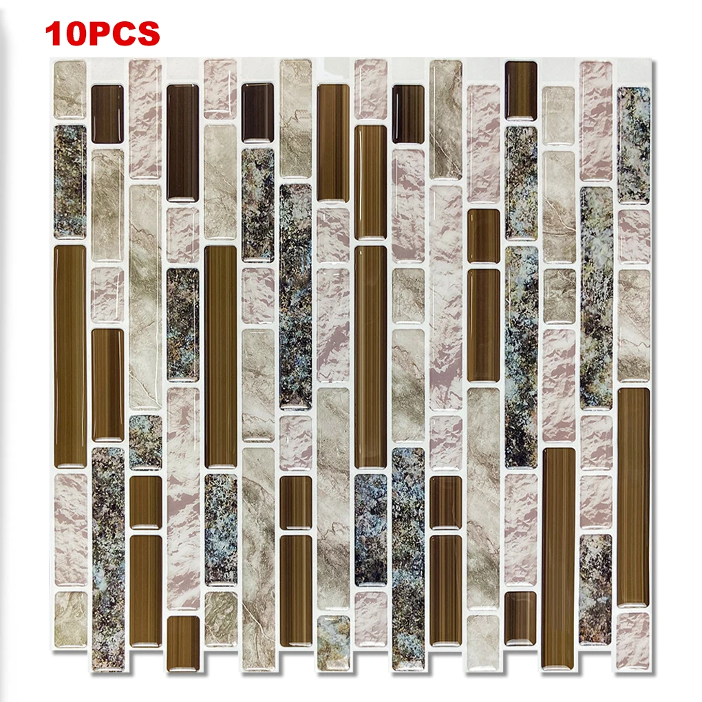 

10 шт., самоклеящиеся 3D-наклейки на стену