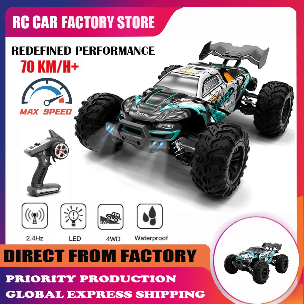 With Led Lights 2.4g Radio High Speed Brushless Motor Remote Control Off-road Cars For Children Toys