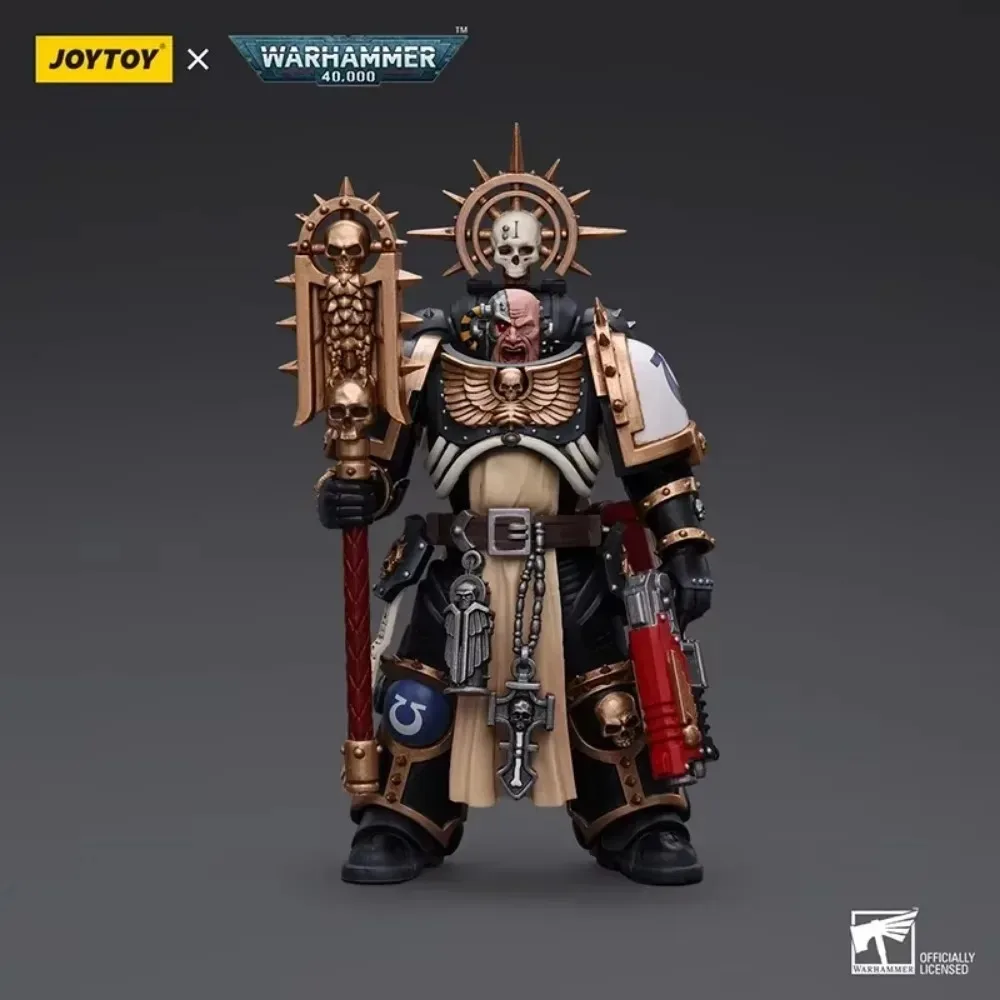 Фото [В НАЛИЧИИ] JOYTOY Warhammer 40K 1/18 Ultramarines Chaplain Indomitus Фигурка 3,75 дюйма Фигурка Модель игрушки для коллекции №1
