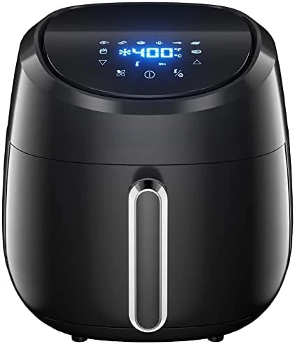 

4.5 QT Digital Upgraded Air Fryers Cooker 8 Preset Menus Hot Air Fryer with Auto Shut Off 30 Minute Timer Adjustable Temperature