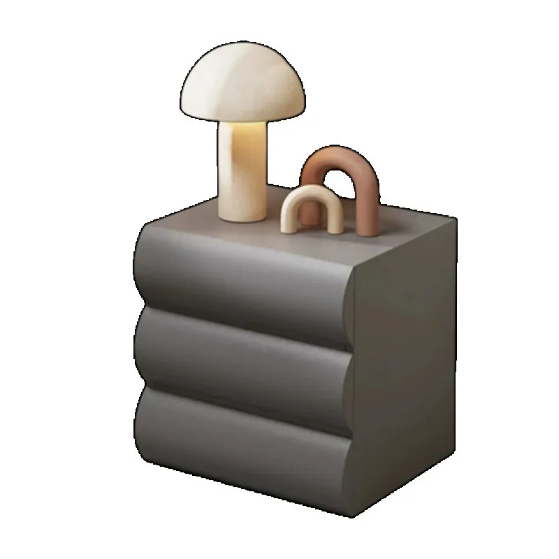 Белые 3-уровневые тумбочки шкафчик для хранения скандинавская кровать стол комод