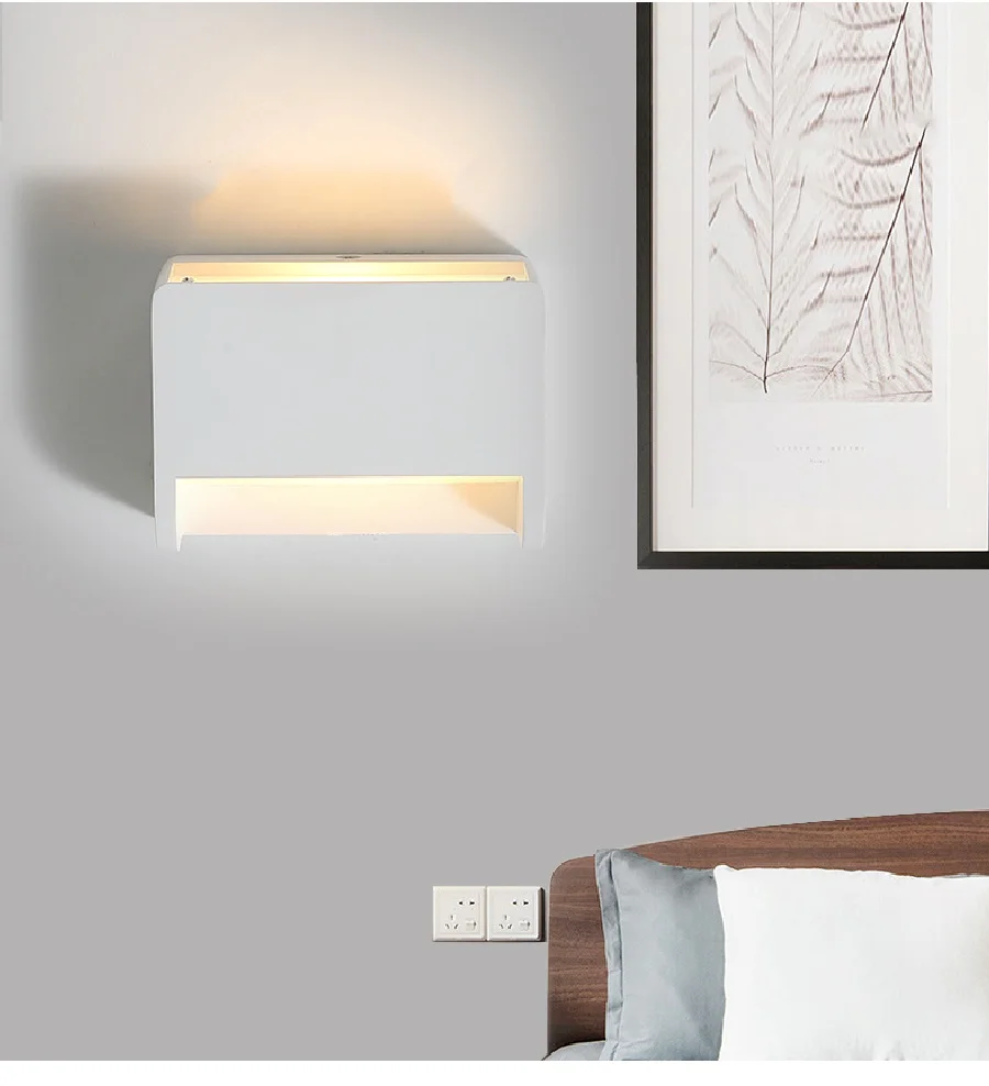 

Современная настенная лампа LukLoy, светильник для гостиной, коридора, столовой, прикроватный Настенный бра для спальни, простые светильники