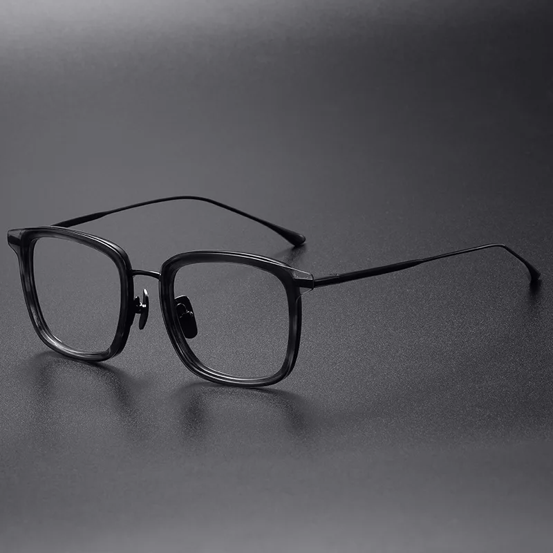 

2023 New Designer Pure Titanium Glasses Frames Men Women Retro Vintage Rectangle Eyeglasses Myopia Prescription Glasses Eyewear