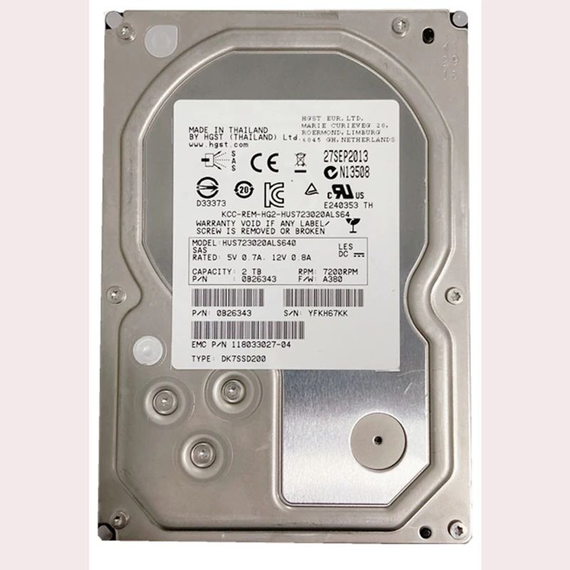 

100% Новинка, гарантия 1 год, HUS723020ALS640