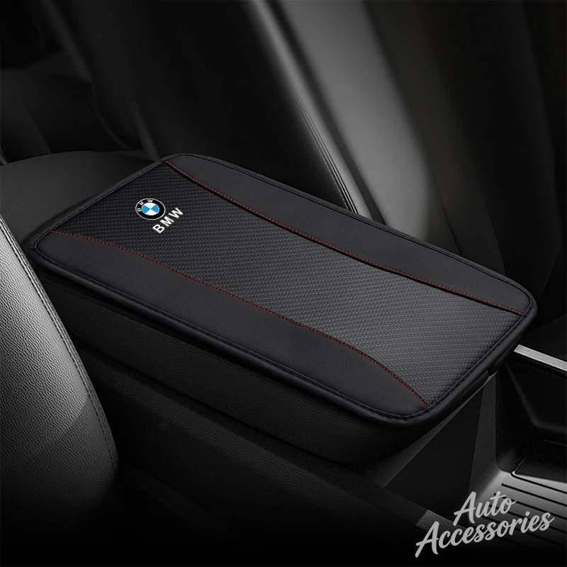 Фото Накладка на подлокотник автомобиля для BMW 1, 3, 5, 7 серий G20 G30 G01 G05 F48 F15 F30 F31 E46 E90 X1 X2 X3 X4 X5 X6 X7, противоскользящая защитная накладка №1