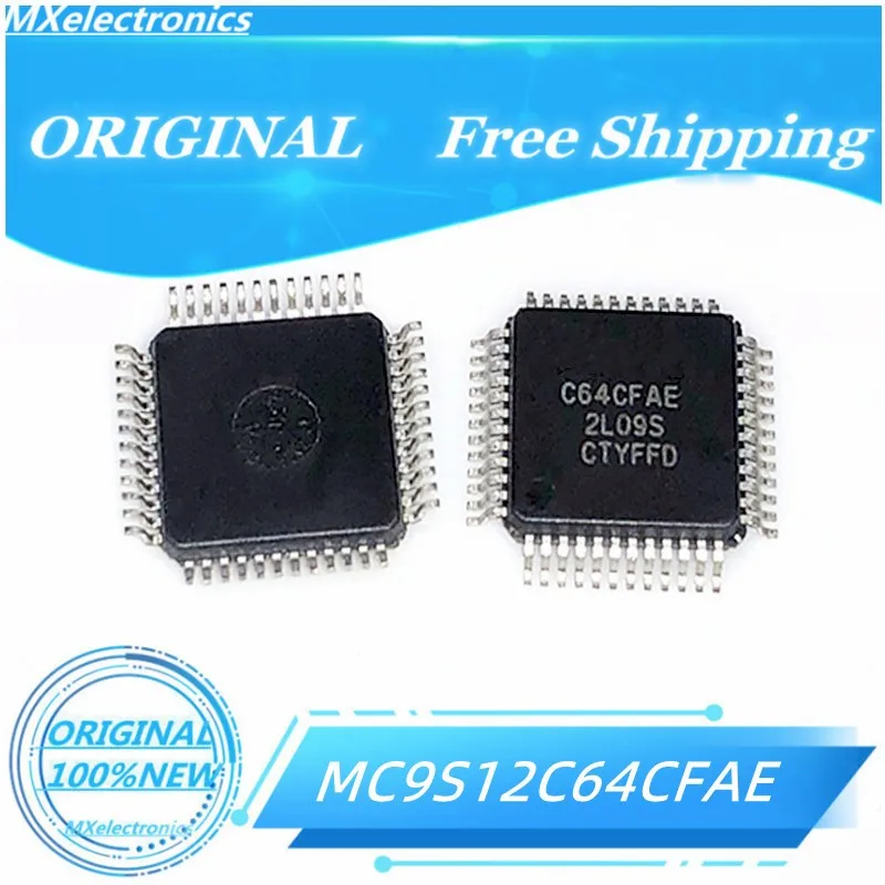 Микроконтроллеры MC9S12C64CFAE MC9S12C64 mc9s12c64фа 9S12C64 48-LQFP 16-битные, MCU, 5 шт./партия, новинка 100%