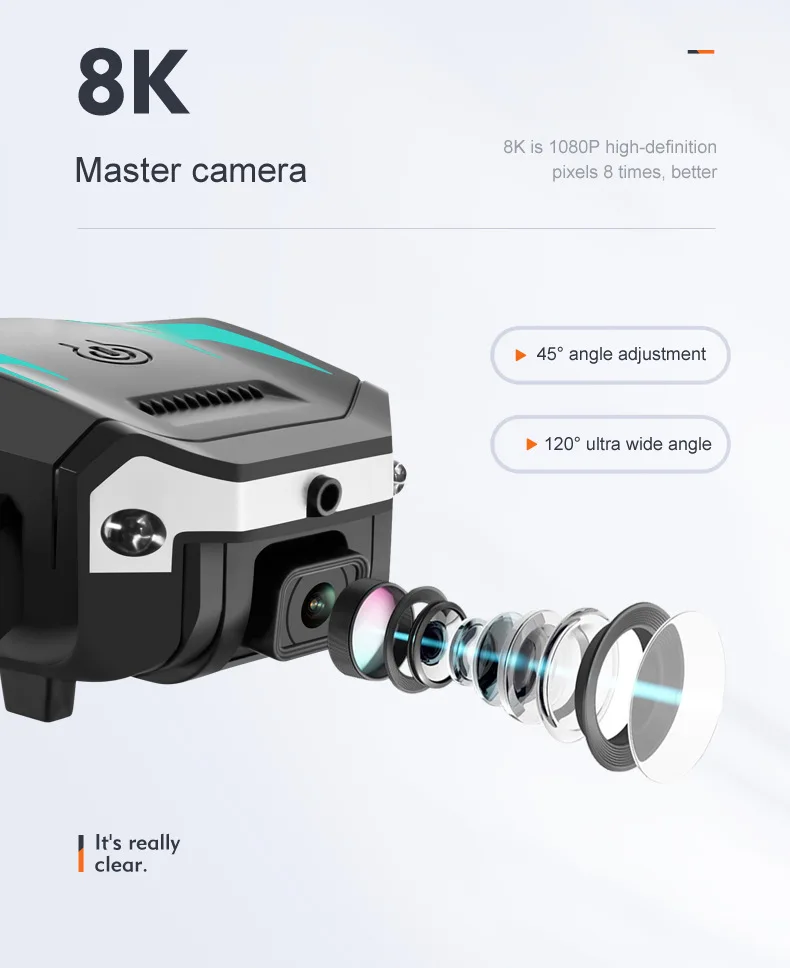 S6 интеллект складной дрон 8K HD двойные камеры умный уход препятствий пульт