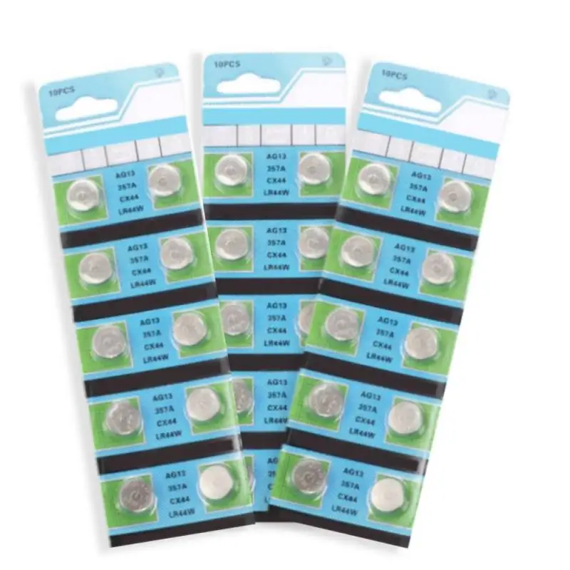 Батарейки AG13 LR44 L1154 RW82 SR1154 SP76 1 55 в 10 шт.-50 шт.