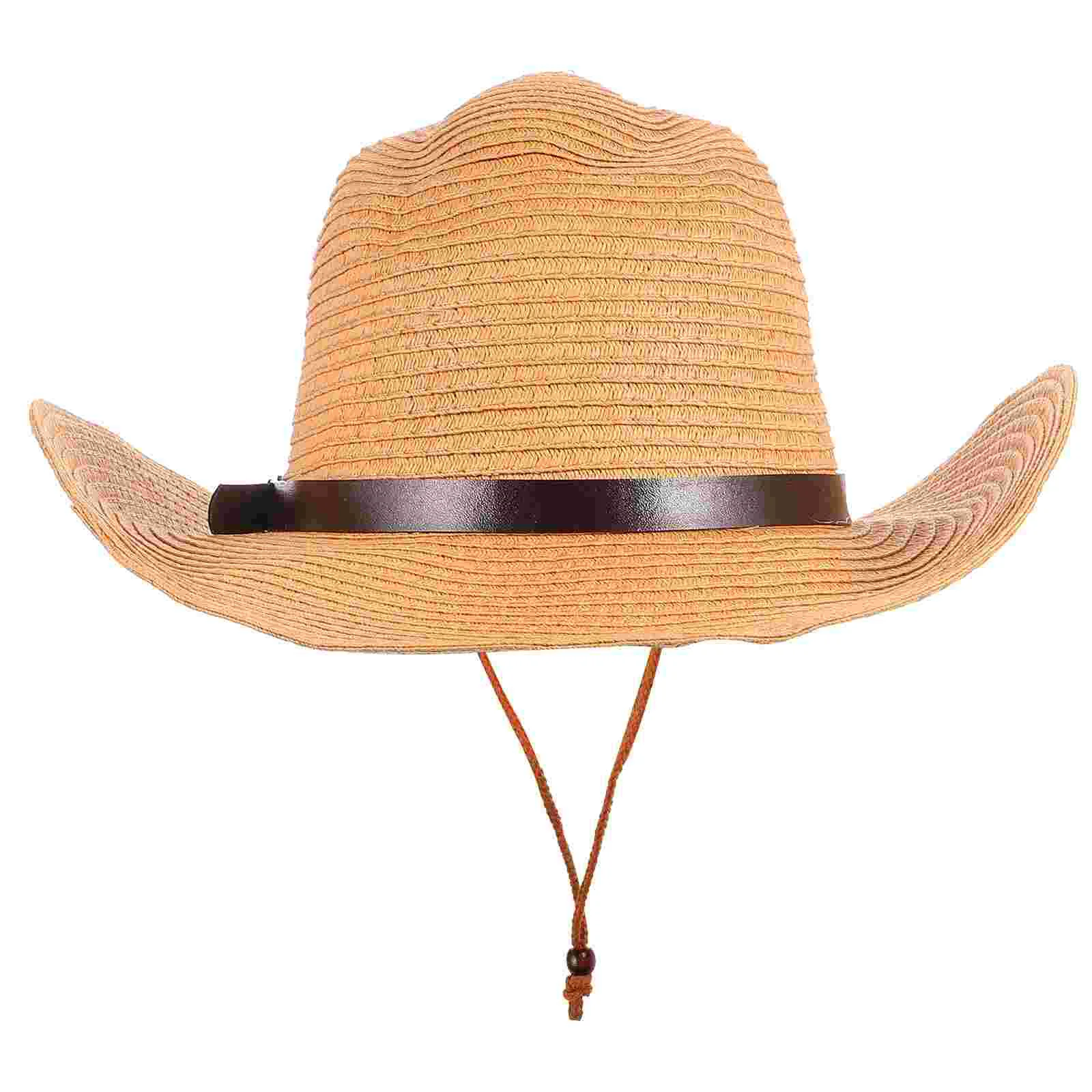 

TINKSKY Men Wide Brim Hat Summer Beach Straw Cap Sun Floppy Foldable Hats for Adults (Beige)