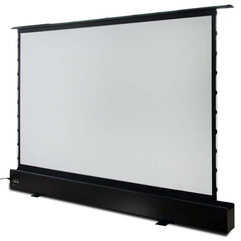 

RC ALR Gray 100 Inch Electric Floor Rising Tab-tension Projector Screen Floor Rising Projector Screens