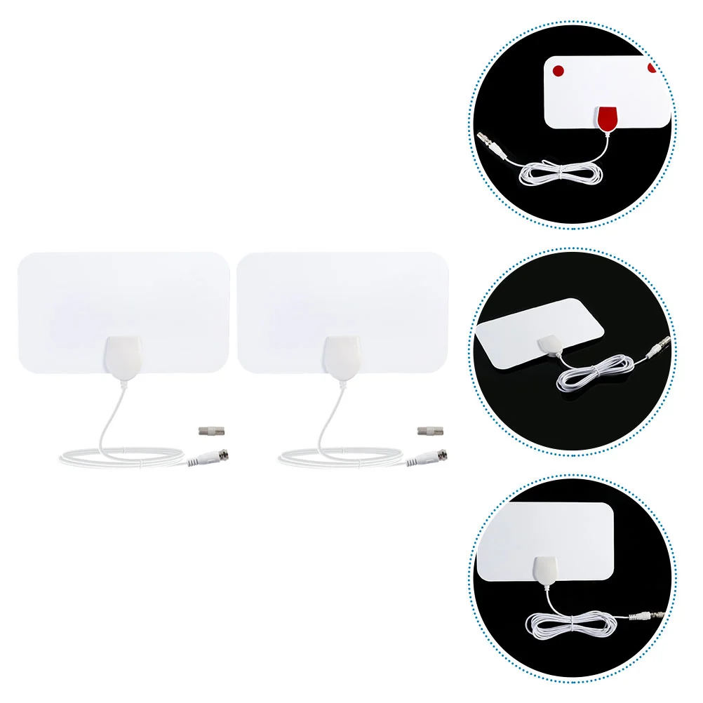 

2Pcs Efficient Digital Antenna High-definition Aerial Television Antenna