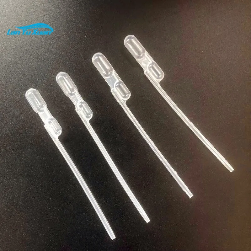 

Dropper Dual Double-bulb Blood Mini Transfer Pipette 200ul Laboratory Plastic Usage 5 Cartons Transparent 98-100mm
