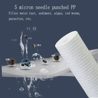 5pcs high quality shower head pp cotton filter water purification cartridge replacement for rust removal remove sediment algae